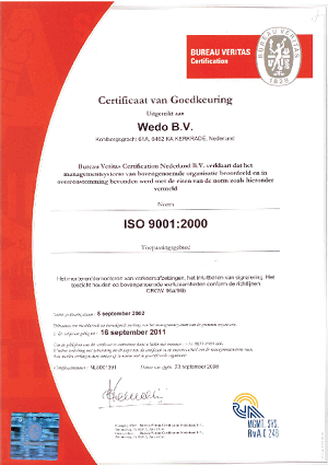 Certificaat Iso 9001:2000